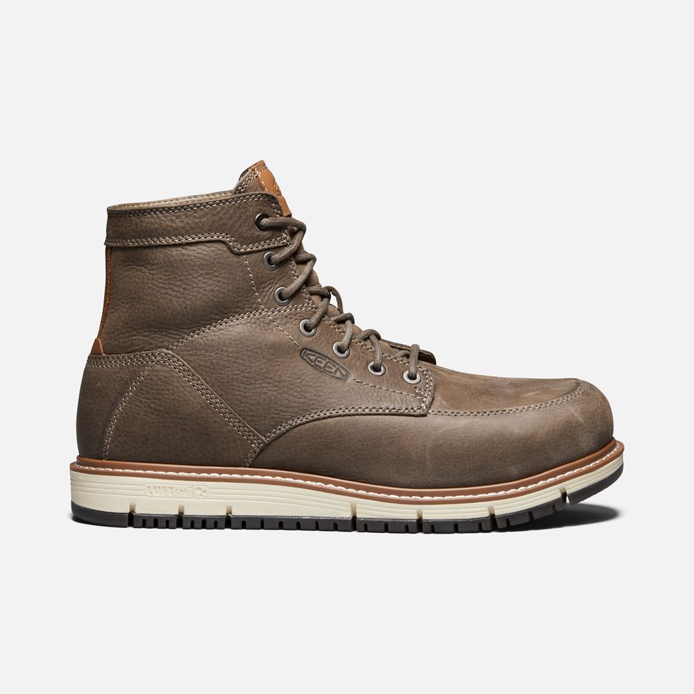 Botte de Travail Keen Homme Marron | San Jose 6\" (Aluminum Toe) | TDLFQ-7162